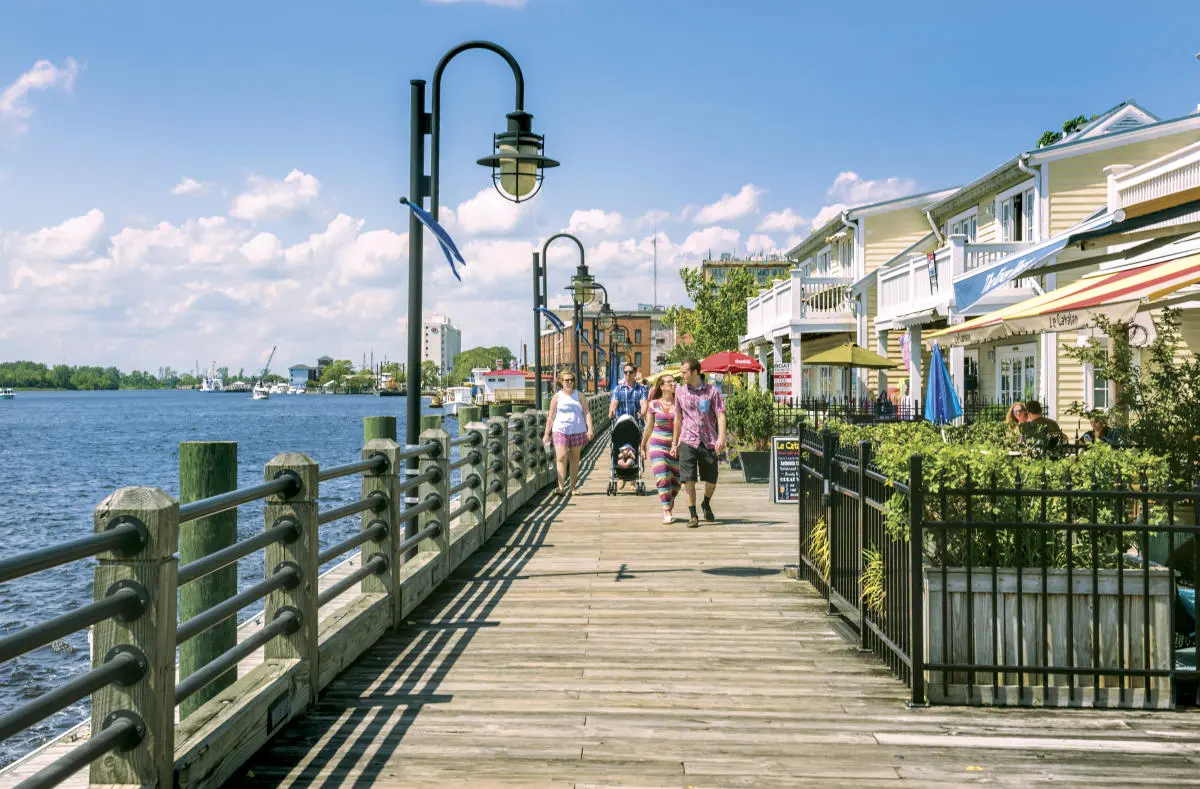 Wilmington's Vibrant Riverwalk